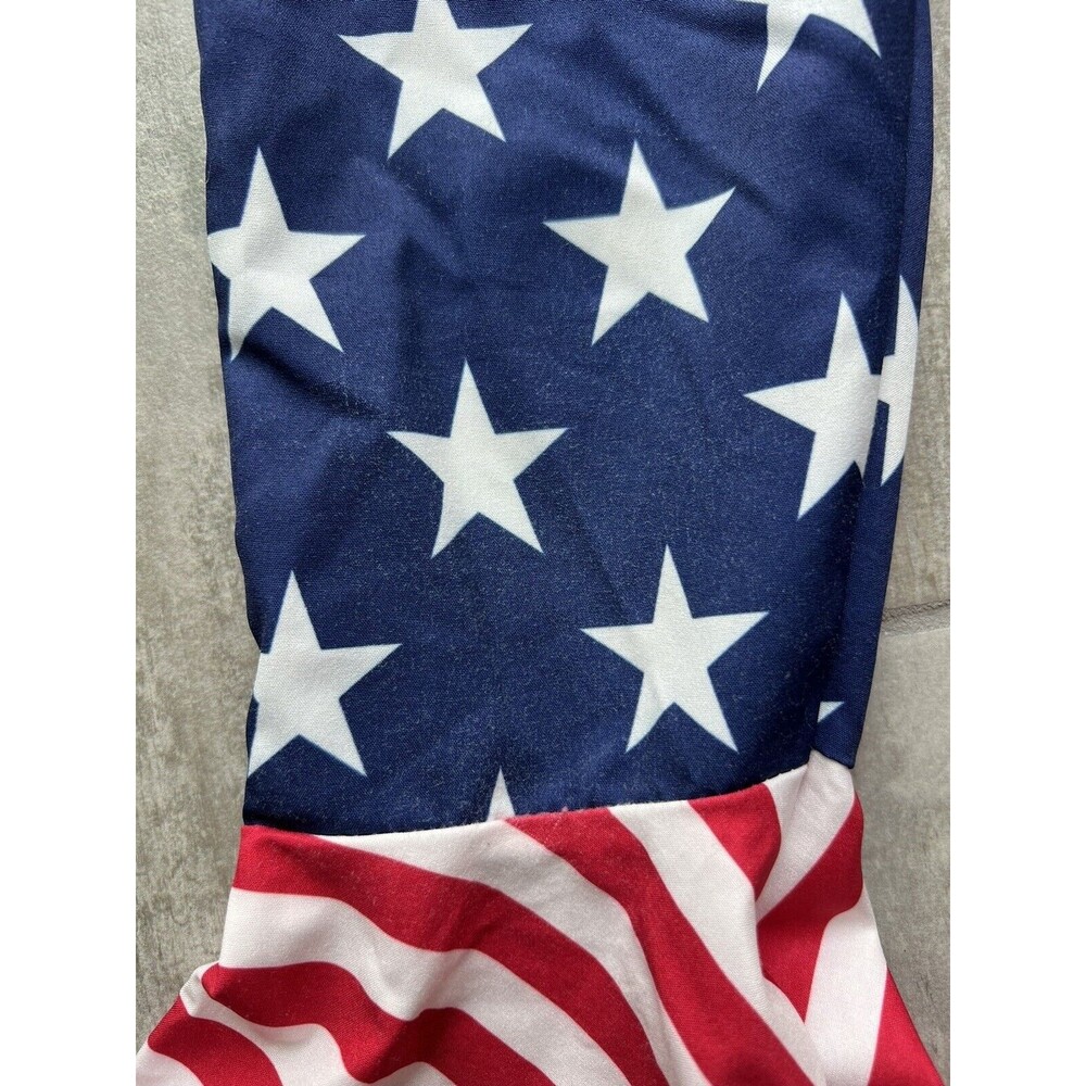 Los Angeles Boutique Toddler Girl American Flag Outfit Holiday Party Jumpsuit 3T - Picture 7 of 11